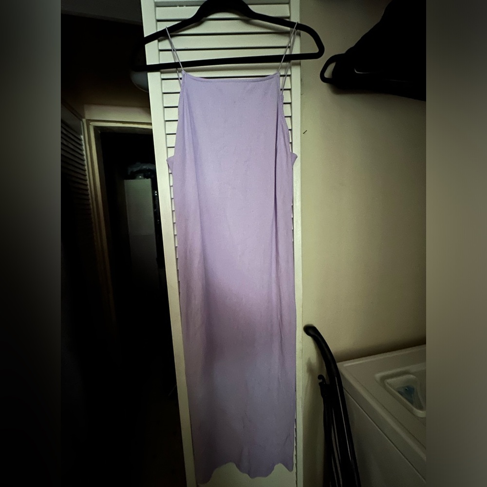 Future Collective Lilac midi dress